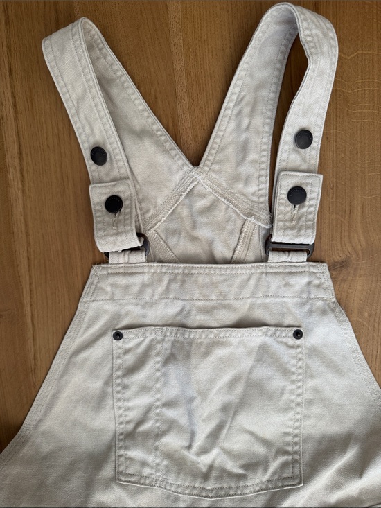 Patagonia Denim - Patagonia Tan All Seasons Hemp Canvas Bib Overalls- Women's large